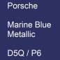 Preview: Porsche, Marine Blue Metallic, D5Q / P6.